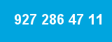 927 286 47 11 927 286 47 11